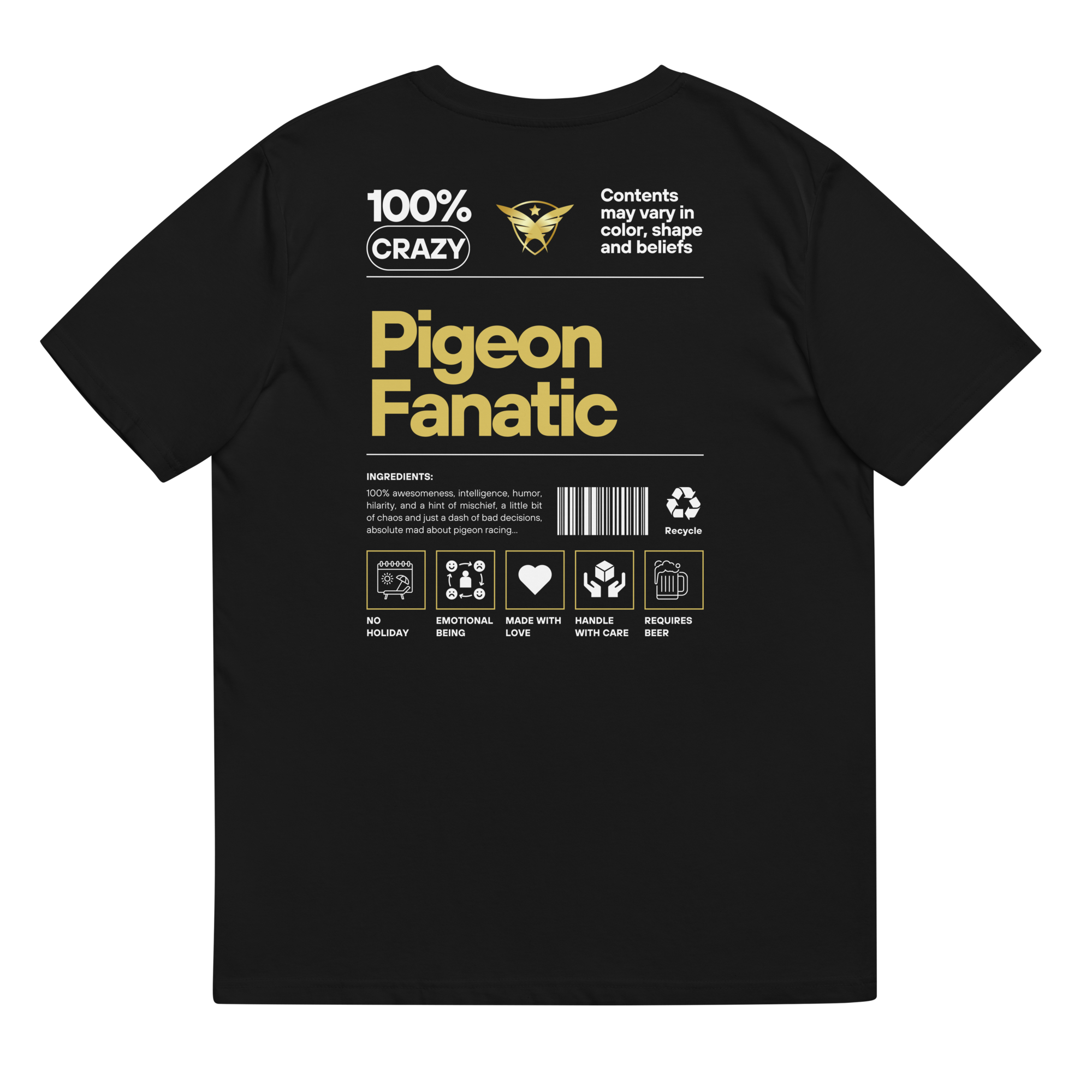 Pigeon Boss Fanatic T-shirt