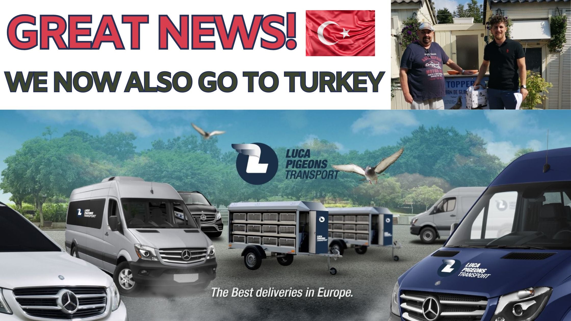 Luca Pigeon Transport: Our Premier Choice for Safe and Swift Racing Pigeon Delivery to Turkey