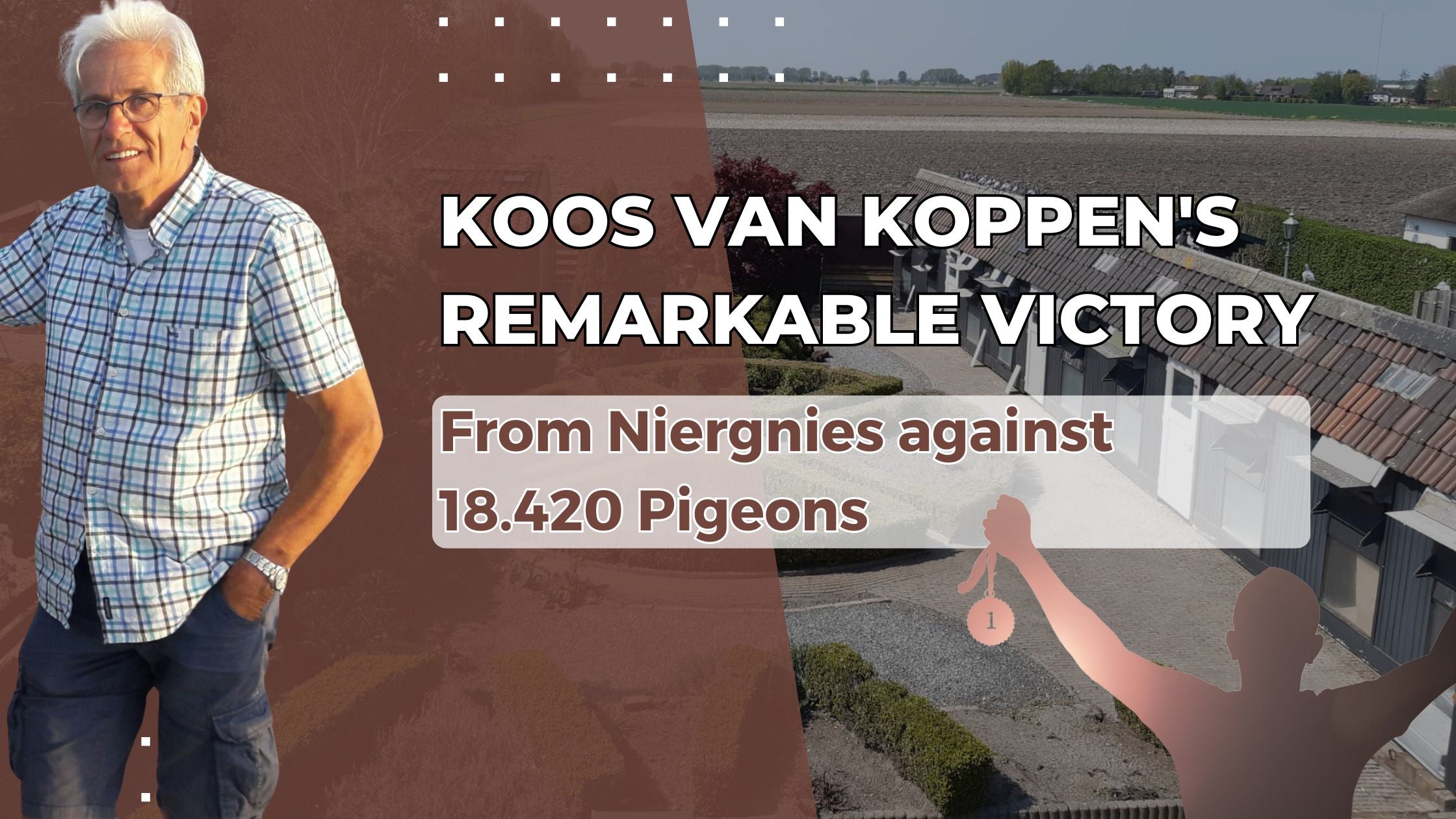 Koos van Koppen's Remarkable Victory From Niergnies against 18.420 Pigeons