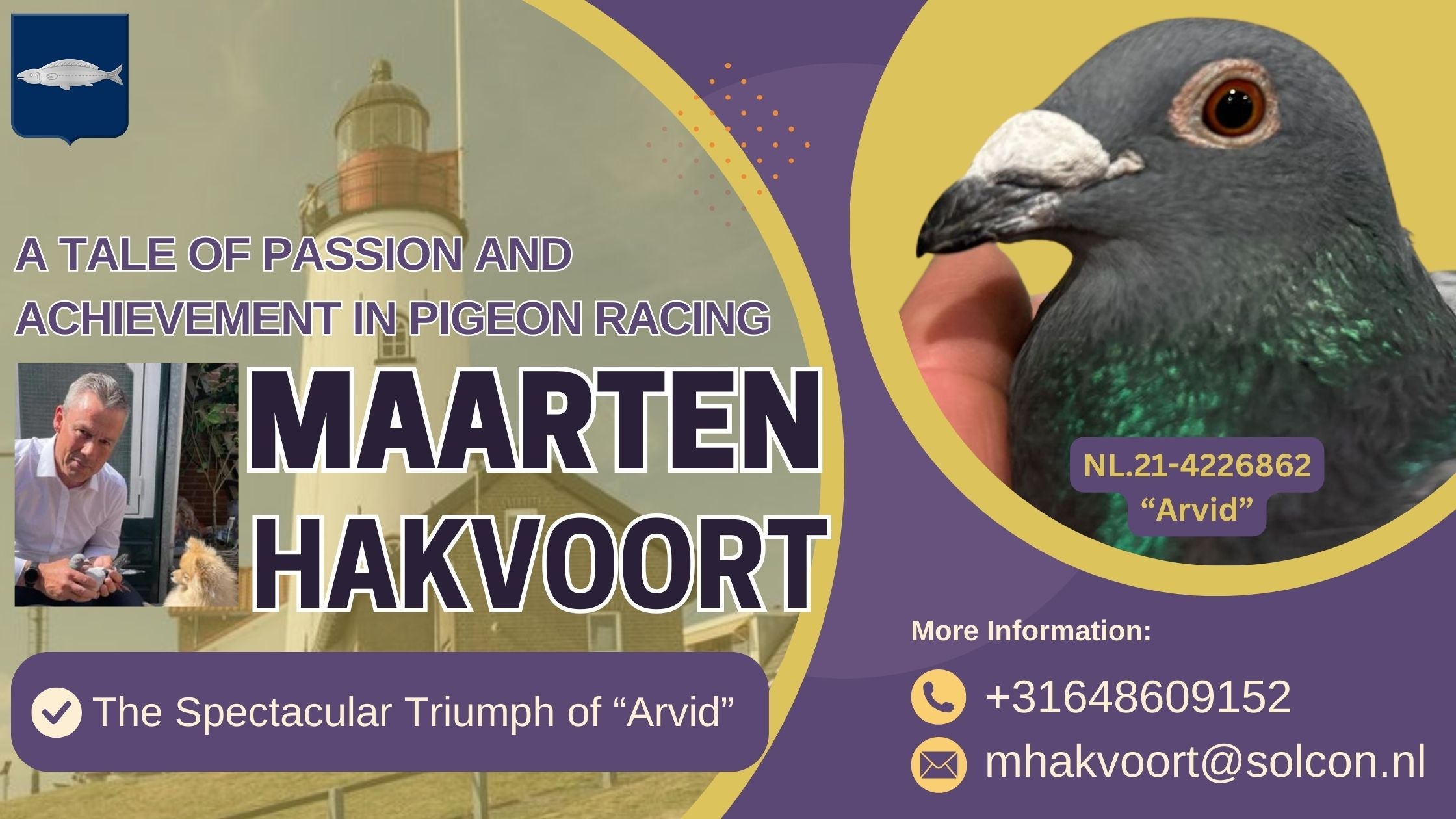 Maarten Hakvoort and the Spectacular Triumph of “Arvid”: A Tale of Passion and Achievement in Pigeon Racing