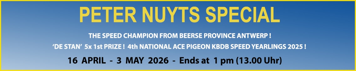 Peter Nuyts, Auction on Amazing-Wings.com