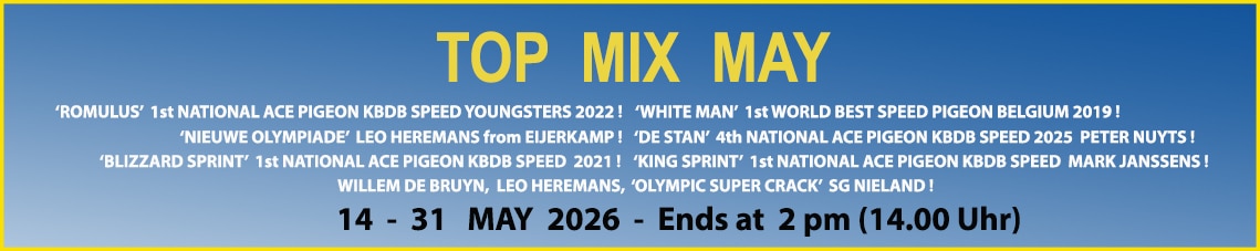 Amazing-Wings.com Racing Pigeon Auctions. Top Mix May Auction