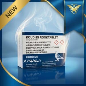 Koudijs Smoke Tablet 150g box for pigeon loft disinfection and respiratory health